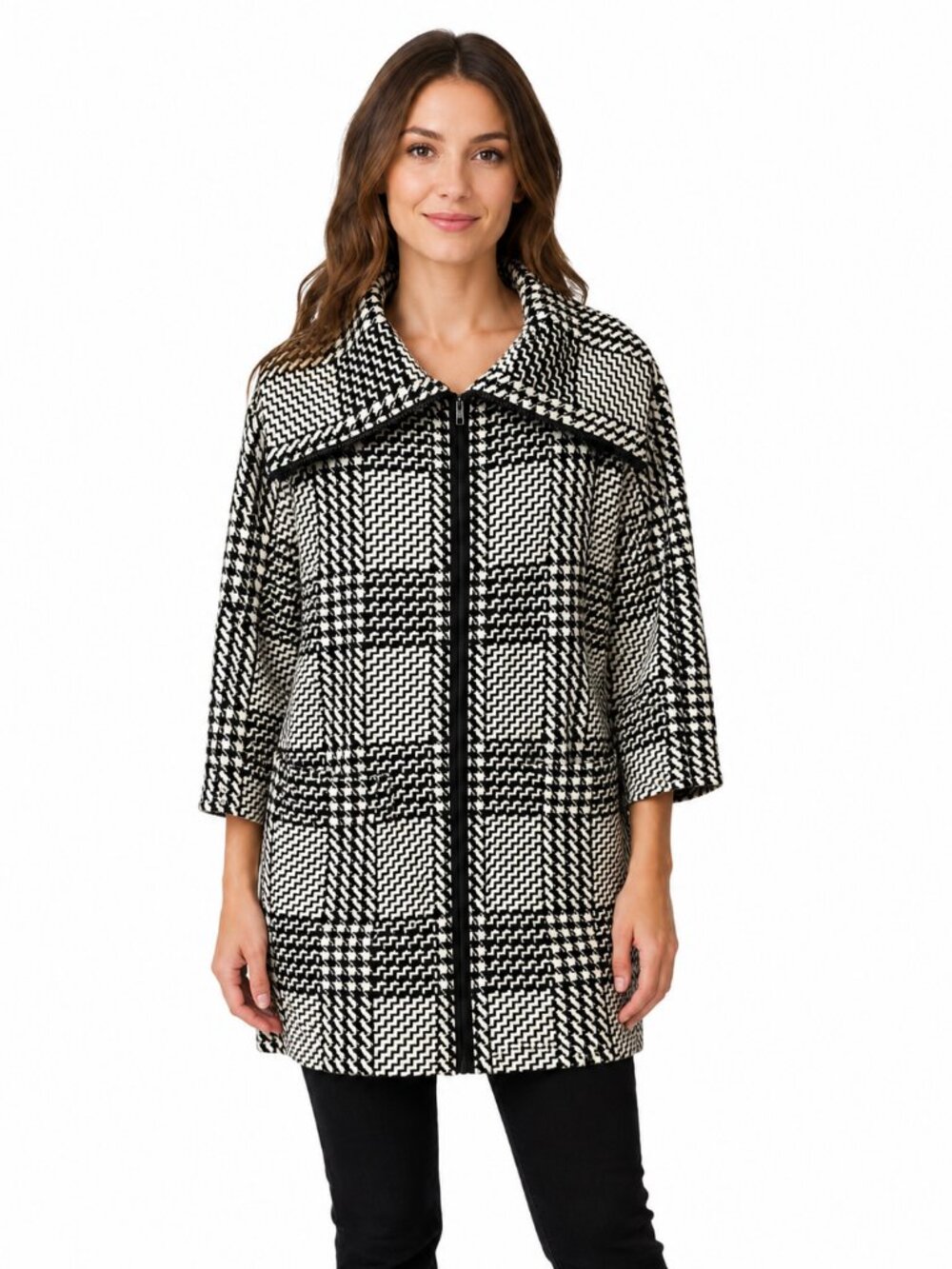 Andrea Jovine Pure Wool Zipper Jacket